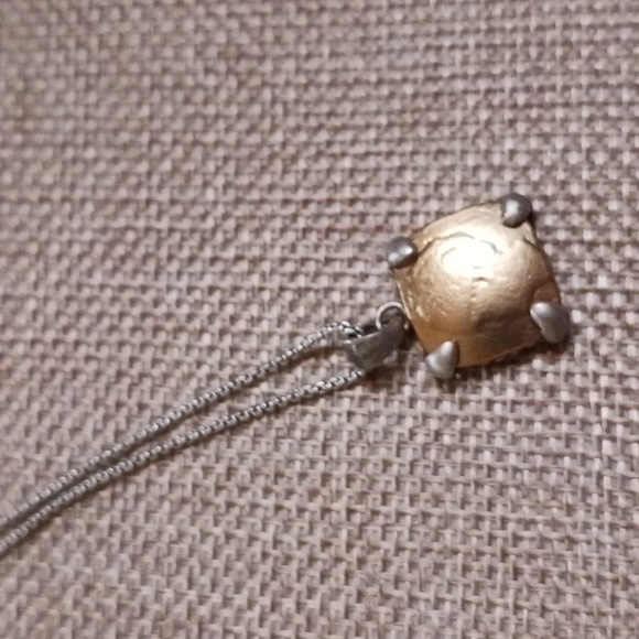 Tat2 square coin necklace and earrings - Picture 3 of 3